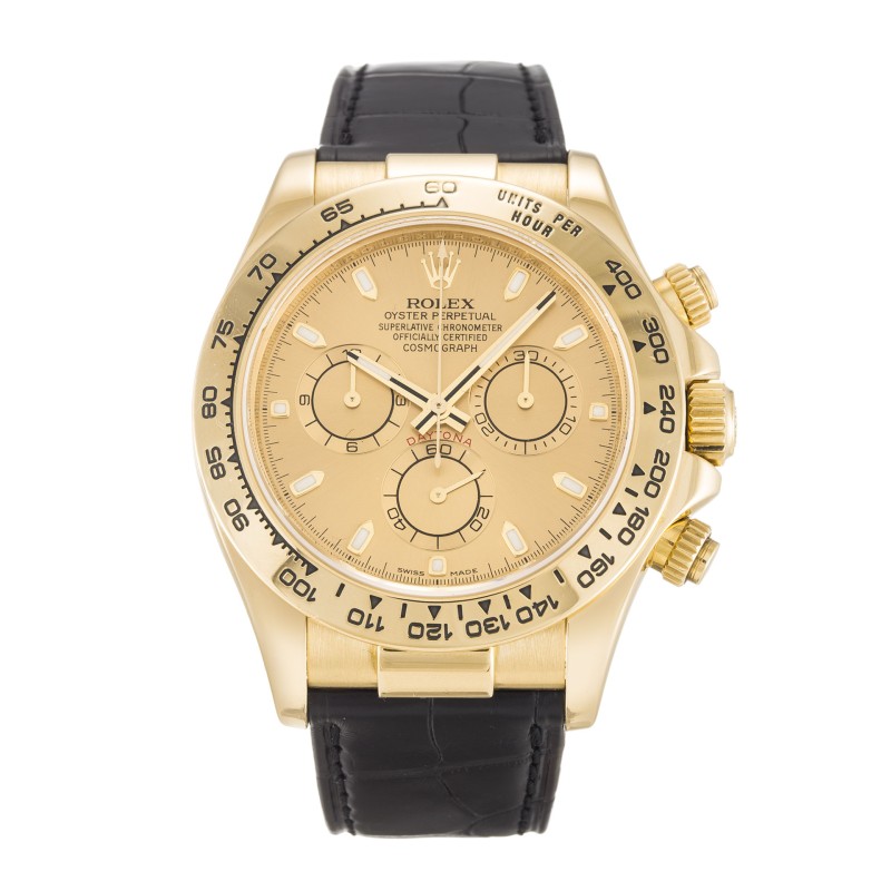 UK Yellow Gold Rolex Replica Daytona 116518-40 MM