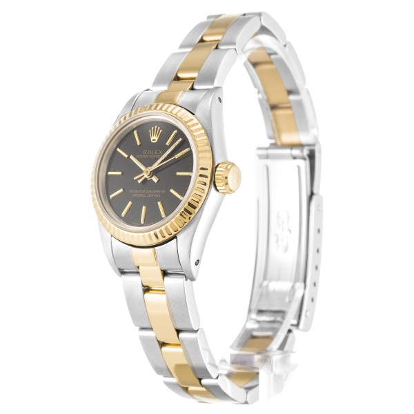 UK  Yellow Gold Rolex Replica Lady Oyster Perpetual 67193-24 MM